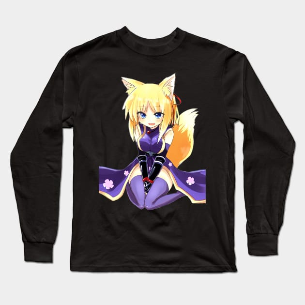 Yukikaze Panettone Dog Days Long Sleeve T-Shirt by RhysDawson